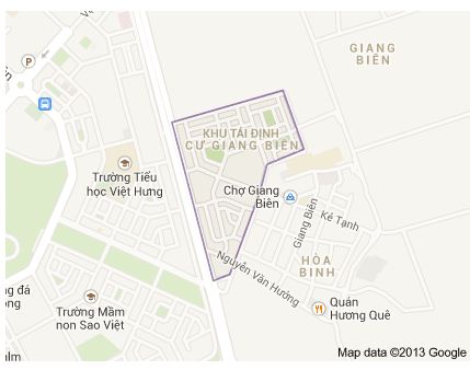 Khu tái định cư Giang Biên